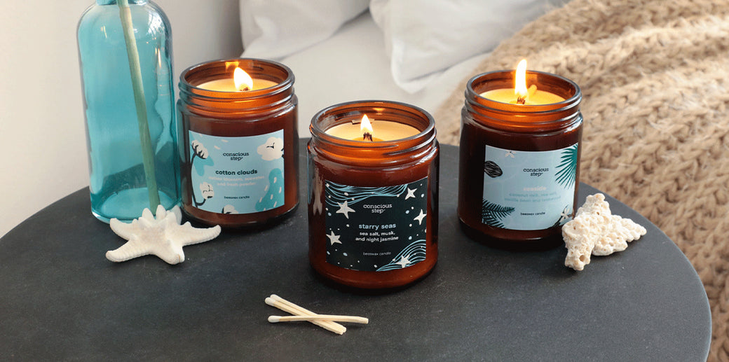 Introducing Conscious Scent: our new line of beeswax candles.