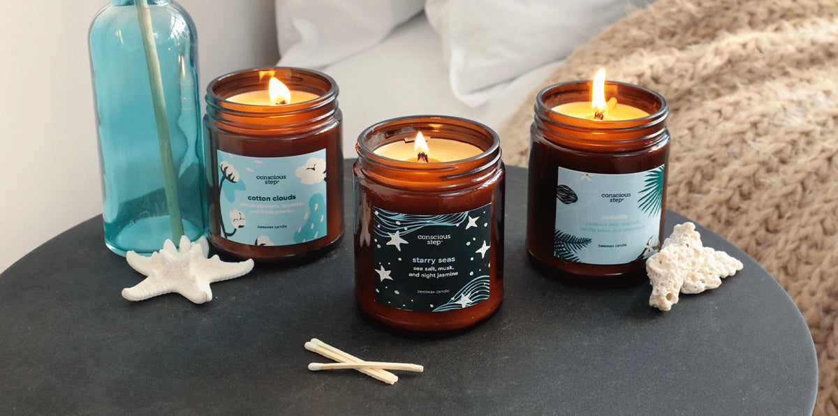 Introducing Conscious Scent: our new line of beeswax candles.