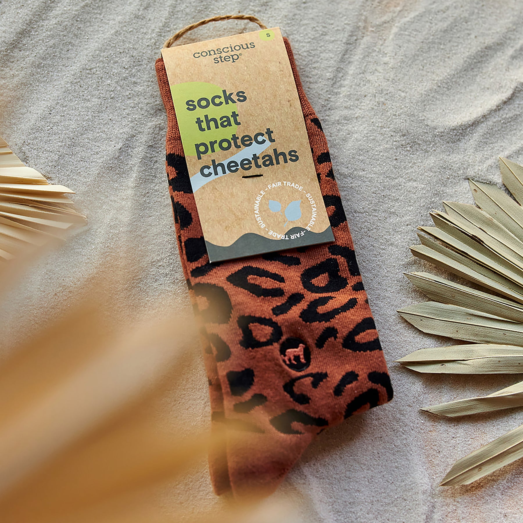 Socks that Protect Cheetahs - Conscious Step