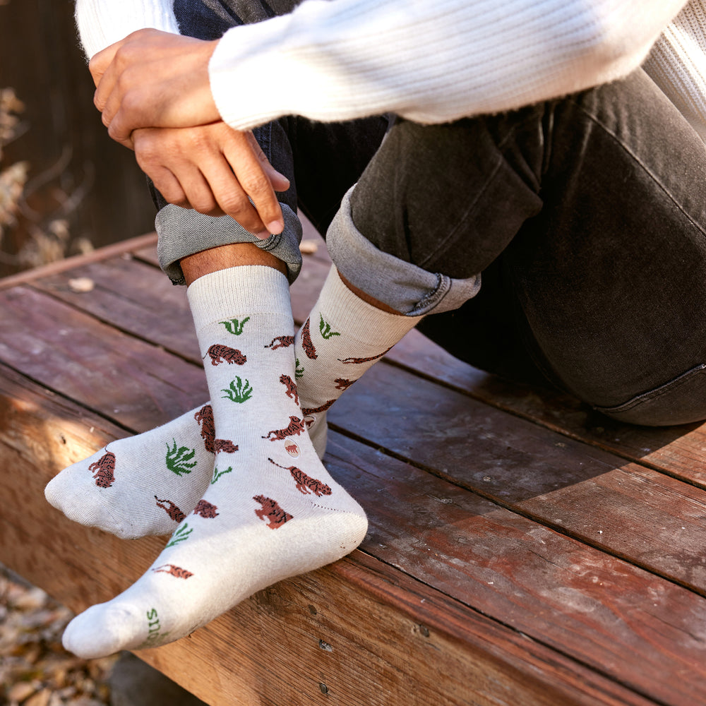 Socks that Protect Tigers - Conscious Step