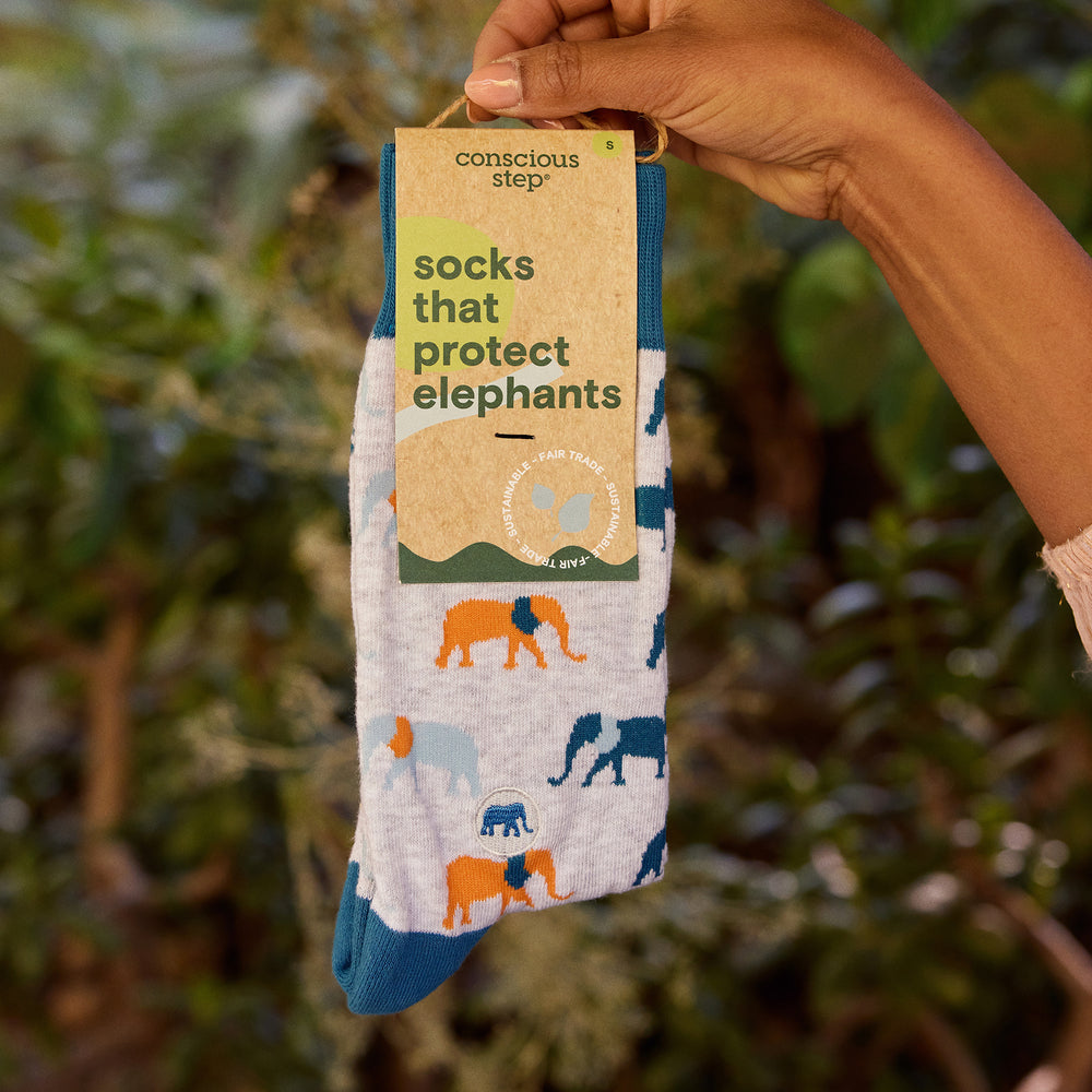 Socks that Protect Elephants - Conscious Step