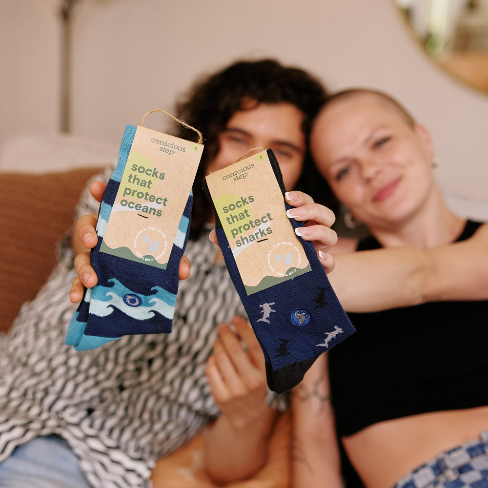 Socks that Protect Sharks - Conscious Step